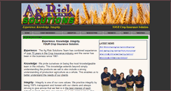 Desktop Screenshot of ag-risk-solutions.com