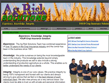 Tablet Screenshot of ag-risk-solutions.com